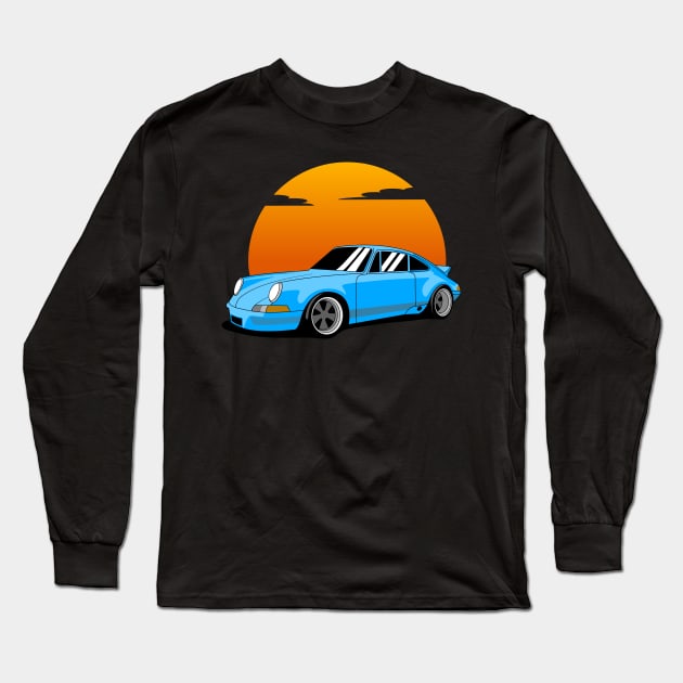 Air Cooled Sunrise Long Sleeve T-Shirt by Randomart